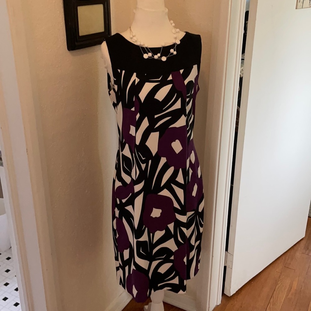 Beautiful ALYX blk/wht/purple midi dress!